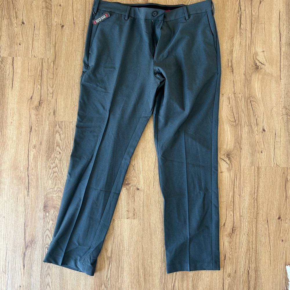 Men's Dark Gray Dress Pants brand new with tags 34x30 slim